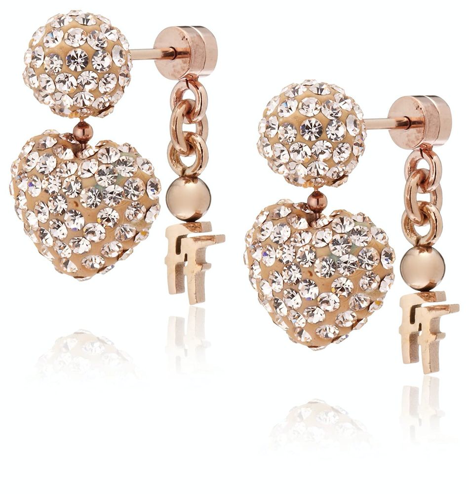 Rose Bling Chic Earrings