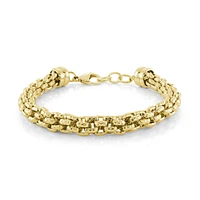 7.5MM Diamond Cut Mix Box Bracelet