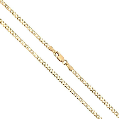 Cuban Flat 2.5MM Link Chain