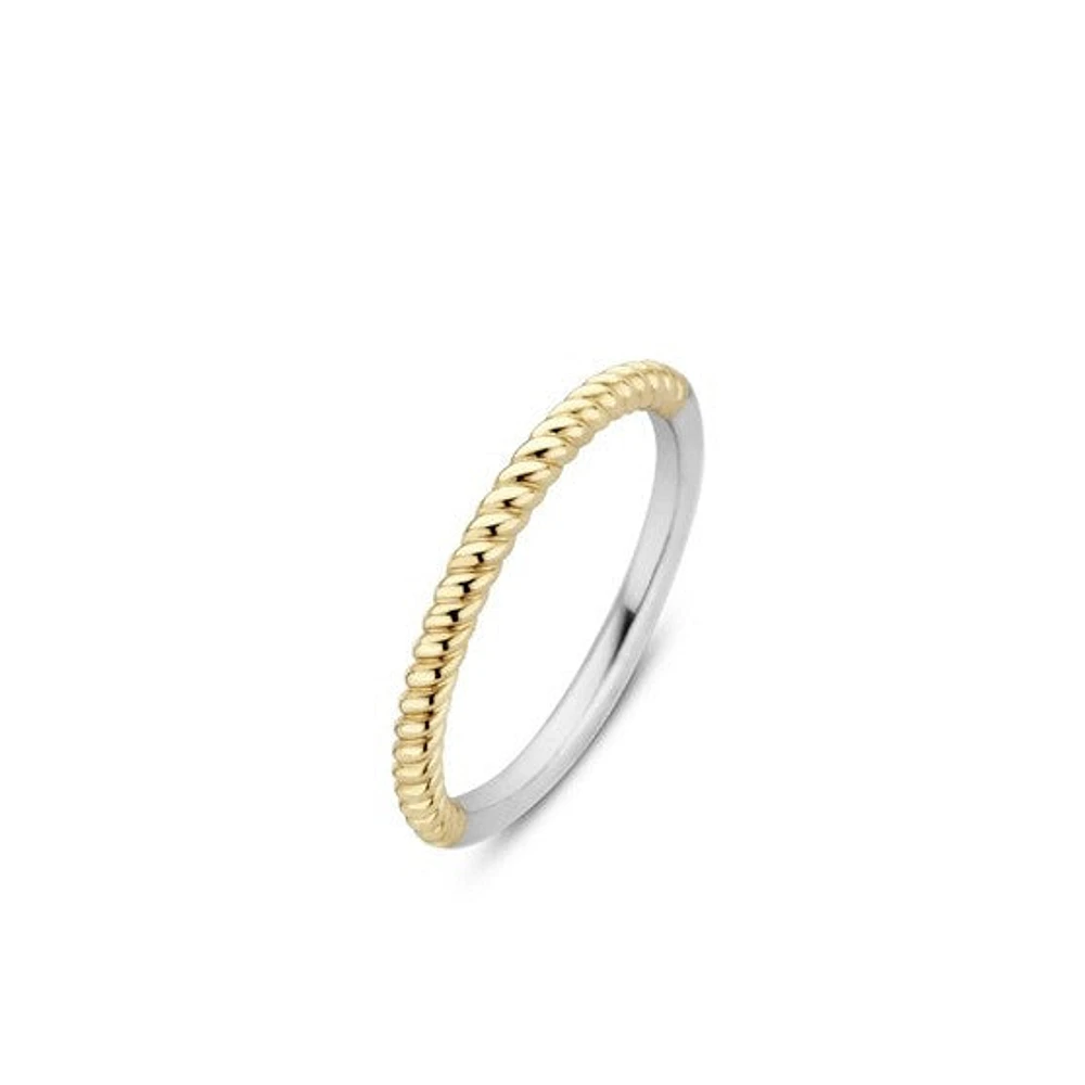 Golden Twist Ring