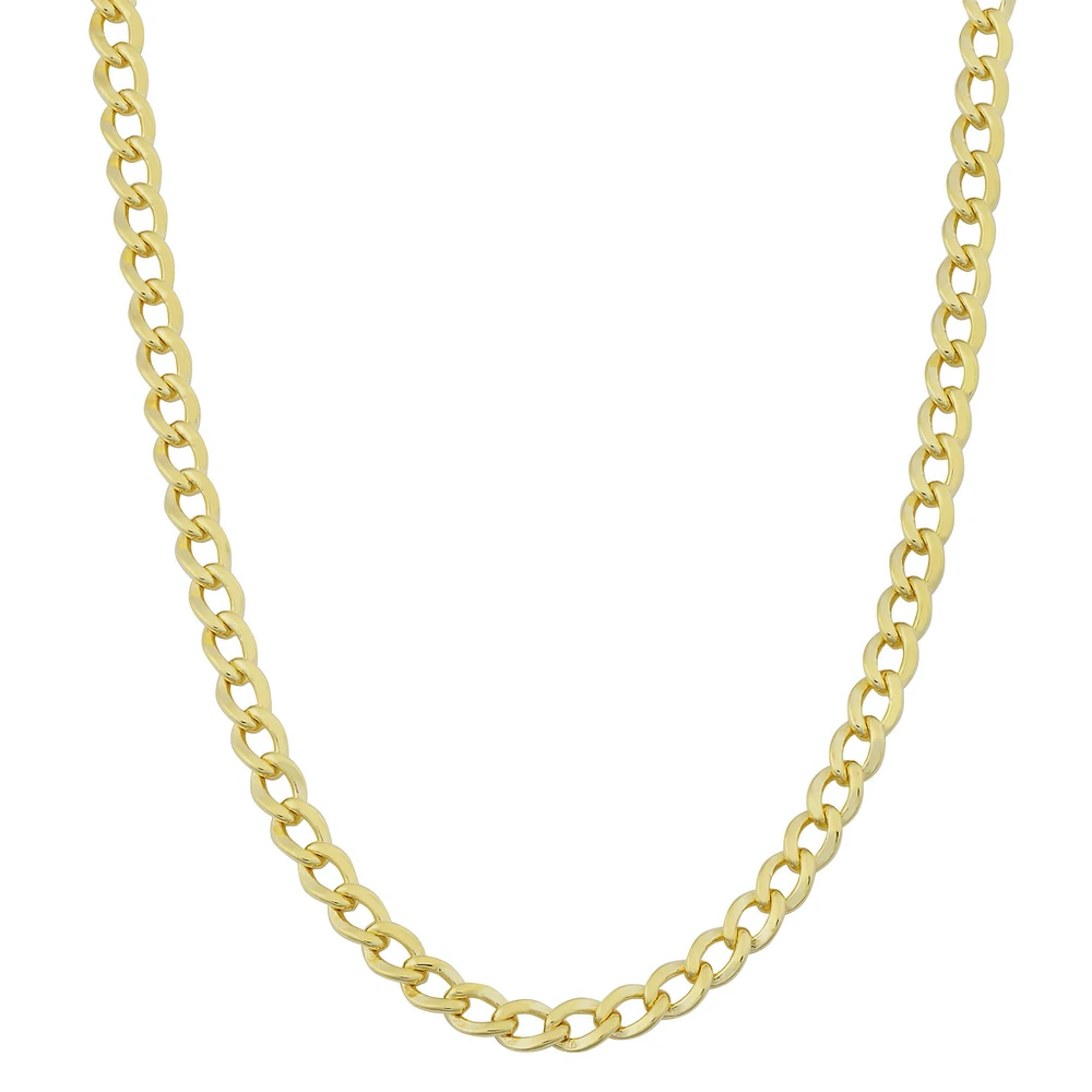 Cuban Flat 4.5mm Link Chain