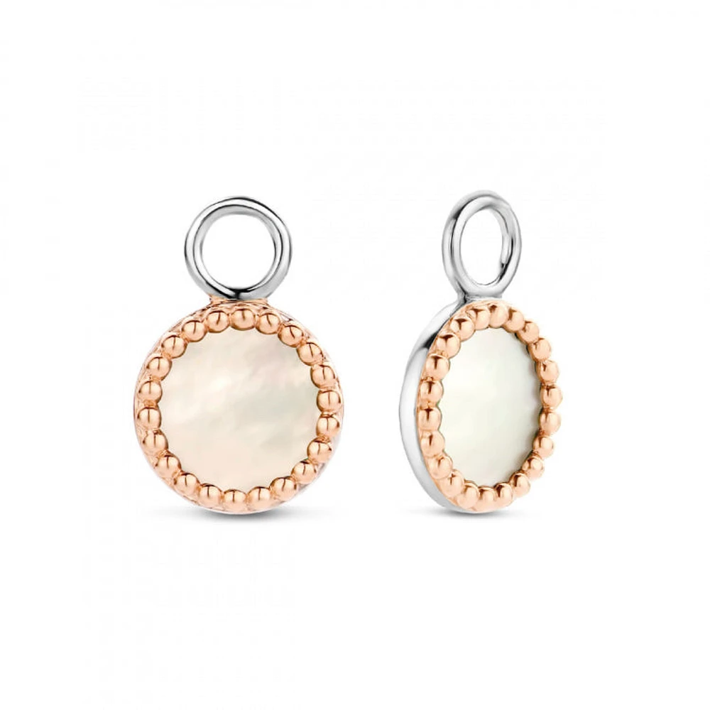 Milky White Bubble Ear Charms