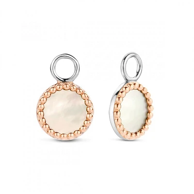Milky White Bubble Ear Charms