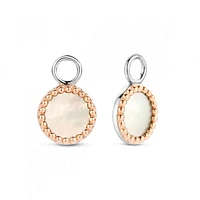 Milky White Bubble Ear Charms