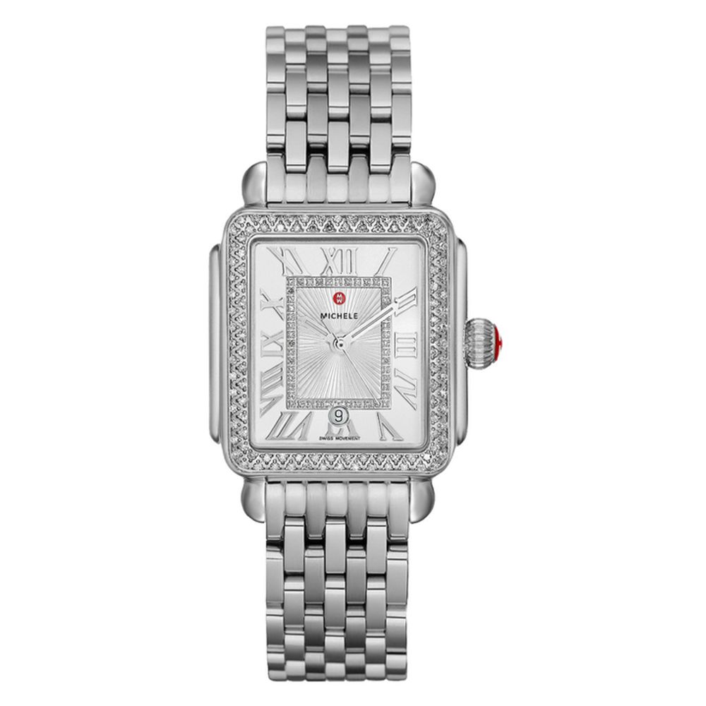 Deco Madison Mid Steel/Diamonds 31MM