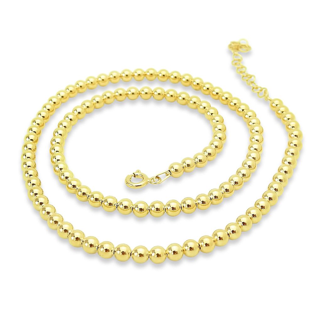 Chunky Ball Golden Necklace