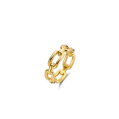 Gold Minimalist Link Ring