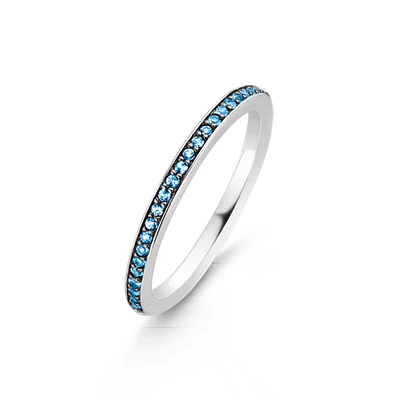 Blue Eternity Ring