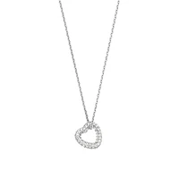Unique Heart Pave Necklace