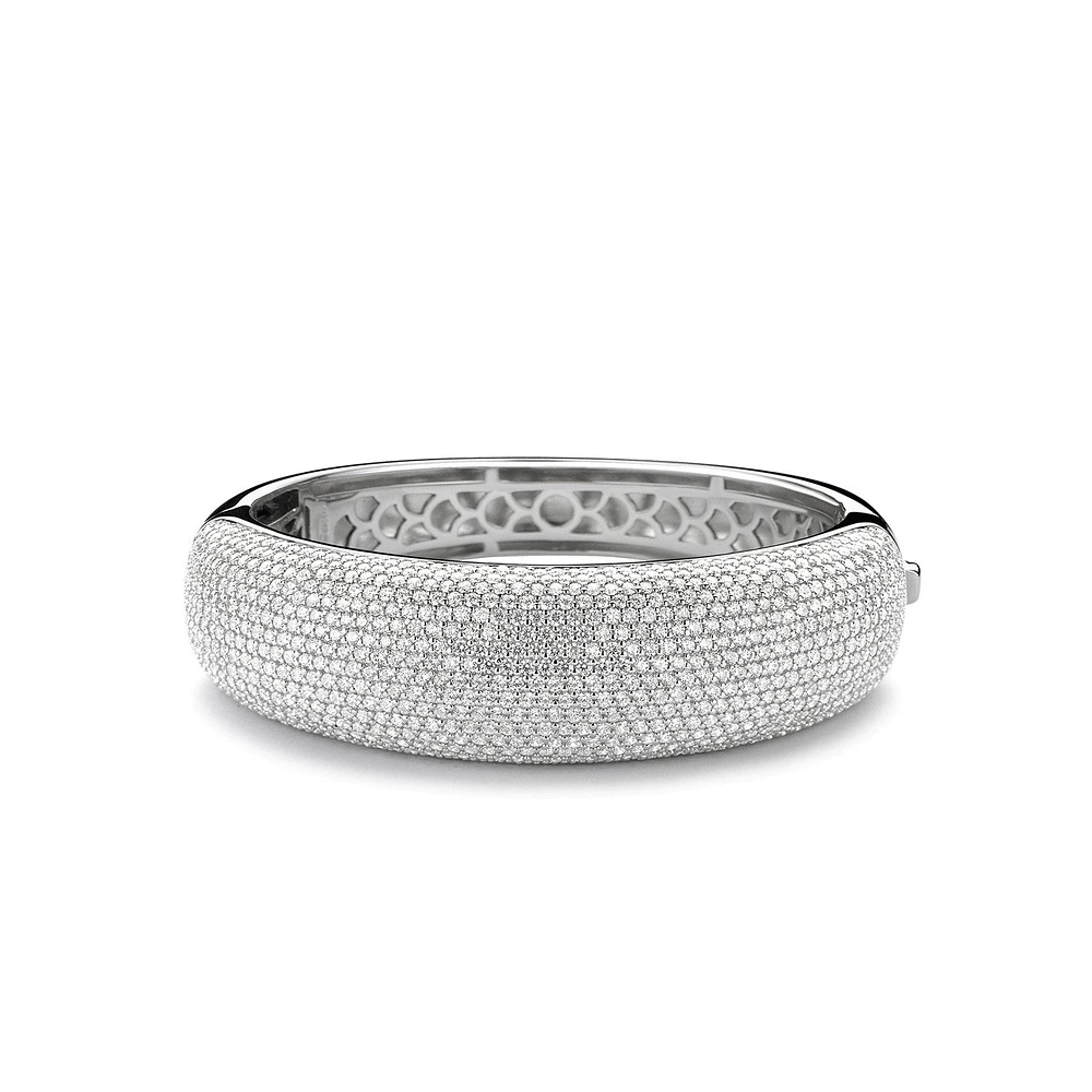 Spectacular Shine Clear Bangle Bracelet