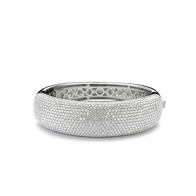 Spectacular Shine Clear Bangle Bracelet