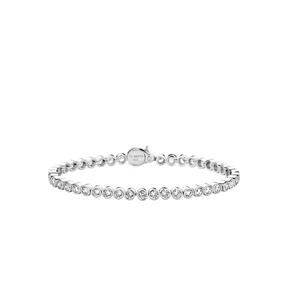 Bezel Set Tennis Bracelet 2.5MM