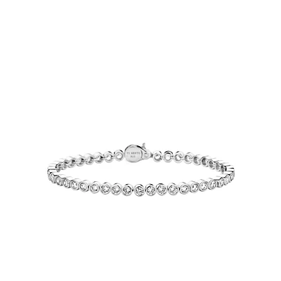 Bezel Set Tennis Bracelet 2.5MM