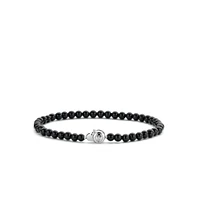 Radiant Onyx Black Bead Bracelet