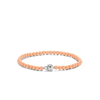 Radiant Pink Bead Bracelet