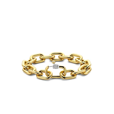 Light Golden Links Bracelet