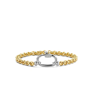 Opulent Rolo Golden Bracelet