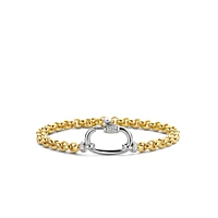 Opulent Rolo Golden Bracelet