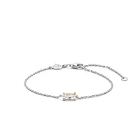 Emerald Cut Golden Bracelet