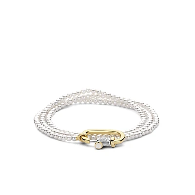 Pearl Multi way Wrap Bracelet