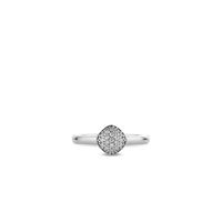 Pave Cushion Ring