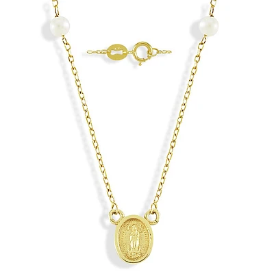 Milagrosa Pearl Necklace 14K