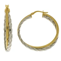 Gina 38MM Hoop Earrings