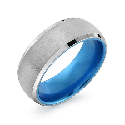 Tungsten/Blue Ring