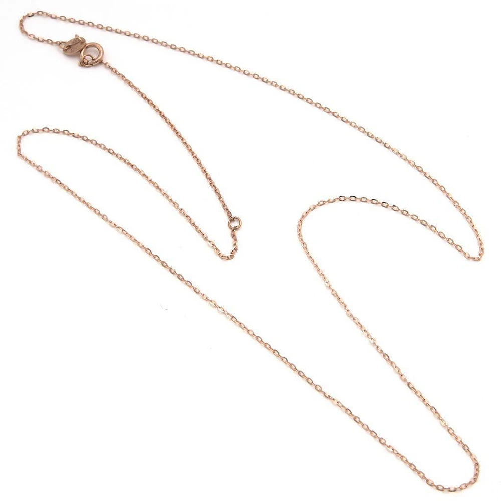 Basic Link Rose Gold Chain 16-18''