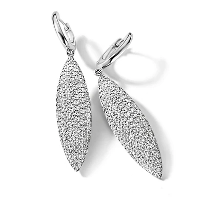 Long Oval Earrings