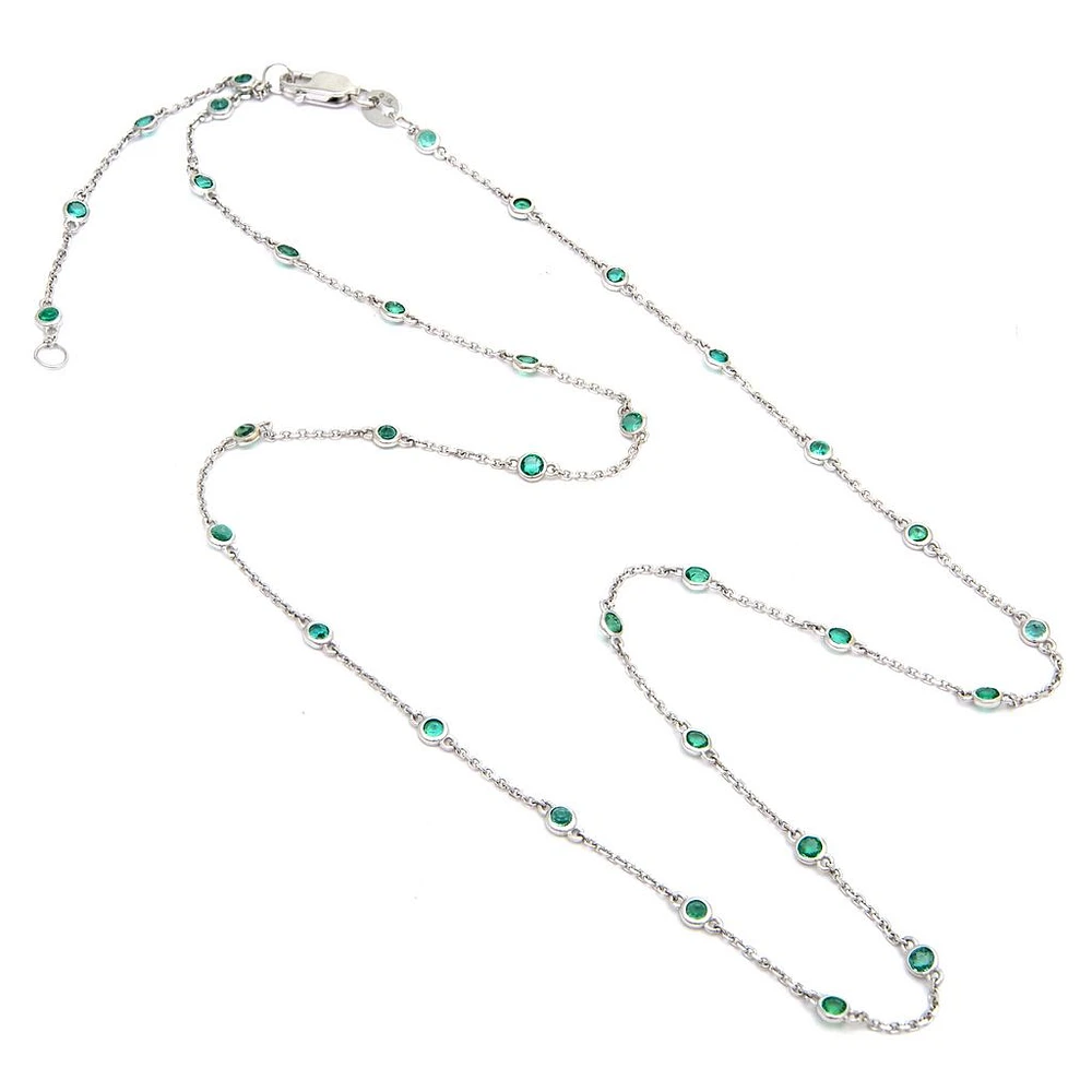 Emerald by the yard Necklace