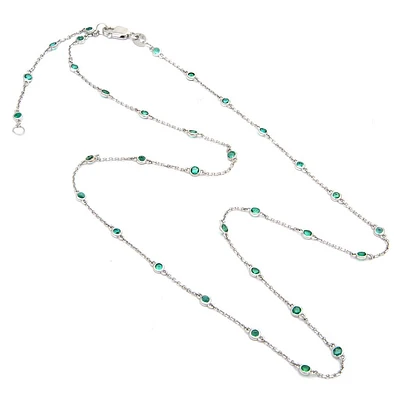 Emerald by the yard Necklace