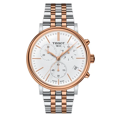Carson Premium Chrono 40mm Rose/Steel
