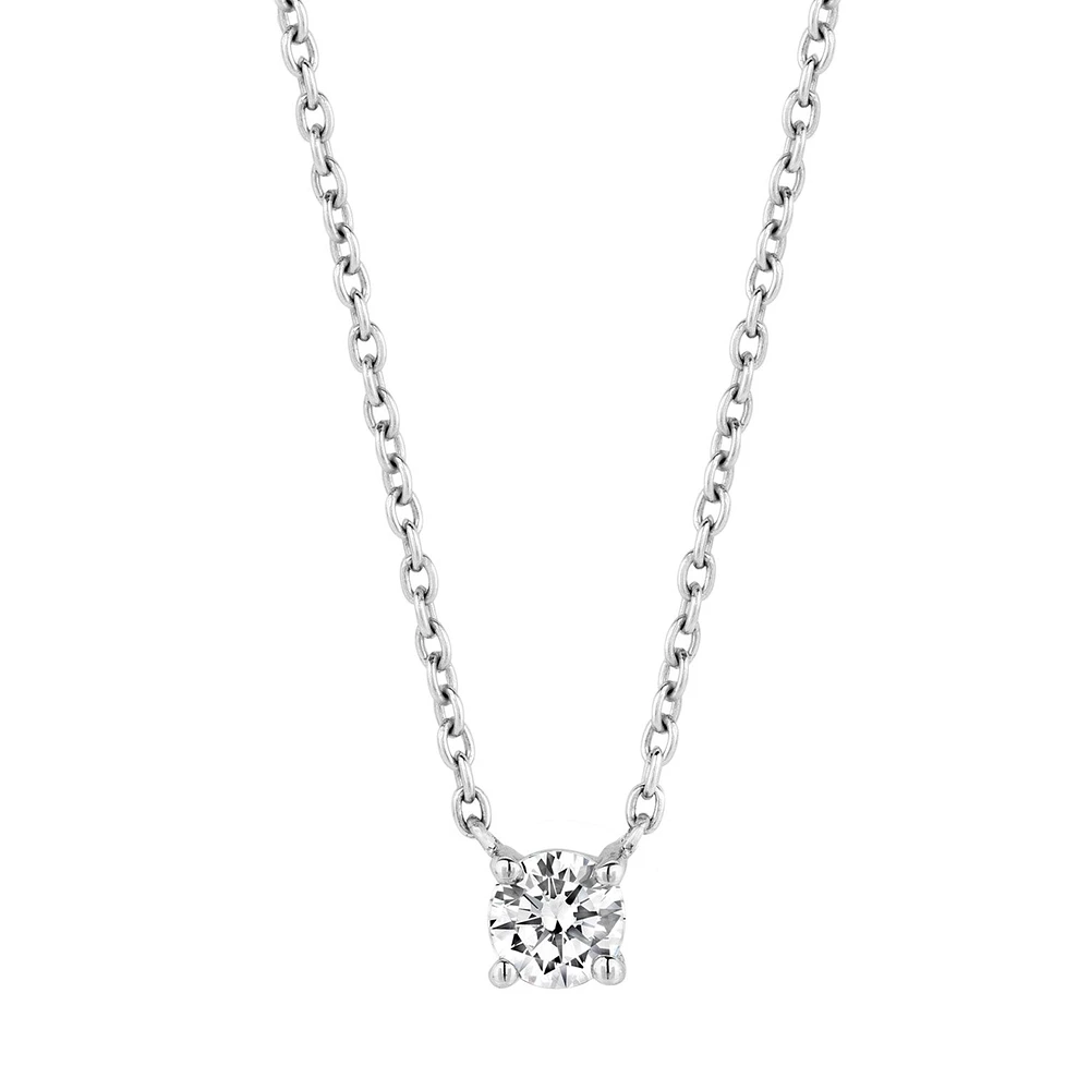 Clear Zirconia Necklace