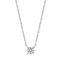 Clear Zirconia Necklace