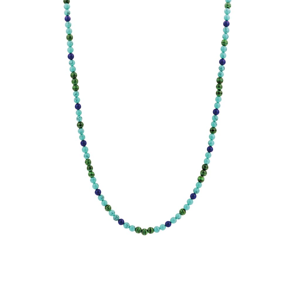 Radiant Blue Paraiso 4mm Bead Necklace