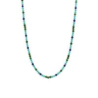 Radiant Blue Paraiso 4mm Bead Necklace