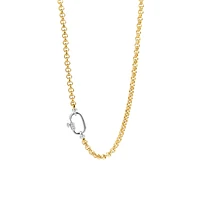 Opulent Rolo Golden Necklace