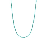 Turquoise Beads Necklace Long