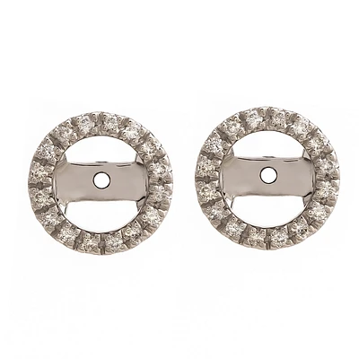 14K Diamond Earring Jackets