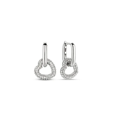 Unique Heart Charm Earrings