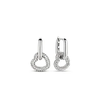 Unique Heart Charm Earrings