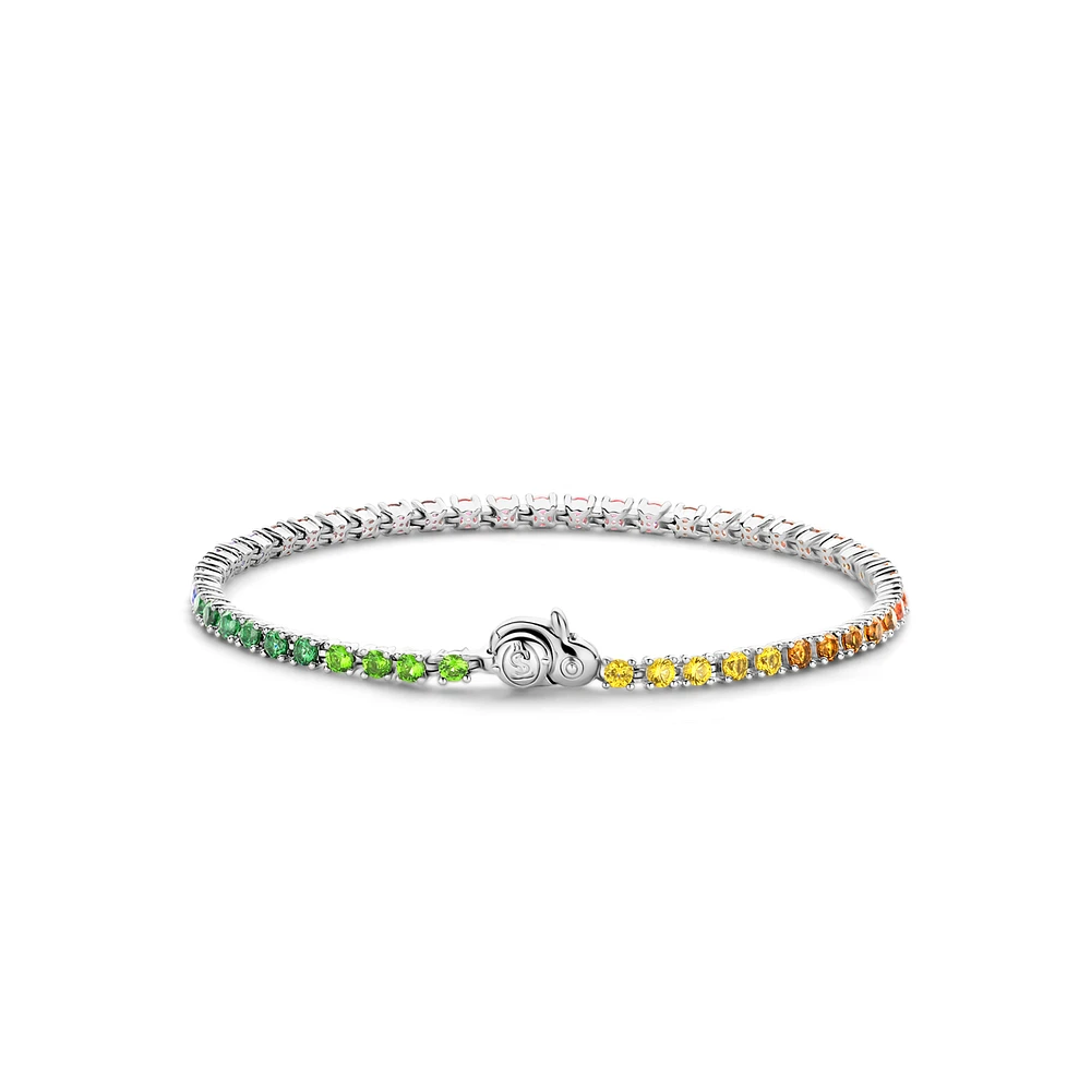 Rainbow Tennis Bracelet