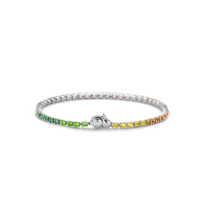 Rainbow Tennis Bracelet