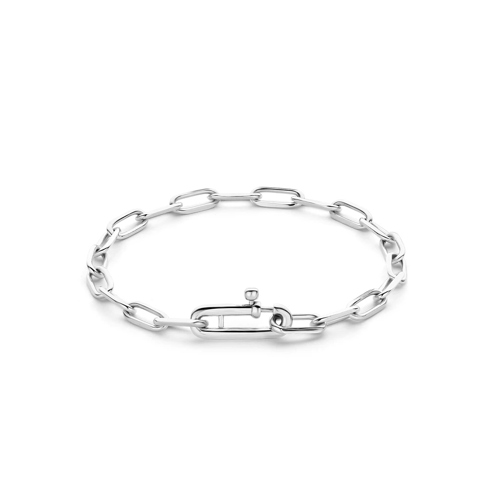Paperclip Mini Link Silver Bracelet