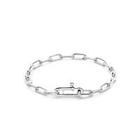 Paperclip Mini Link Silver Bracelet