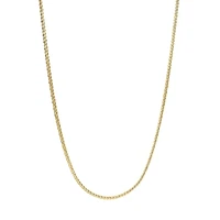 3mm Yellow IP Steel Foxtail Byzantine Chain