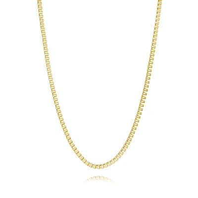 3.3mm Yellow IP Steel Box Square Chain