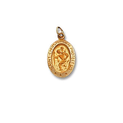 Saint Christopher 17mm Oval Pendant