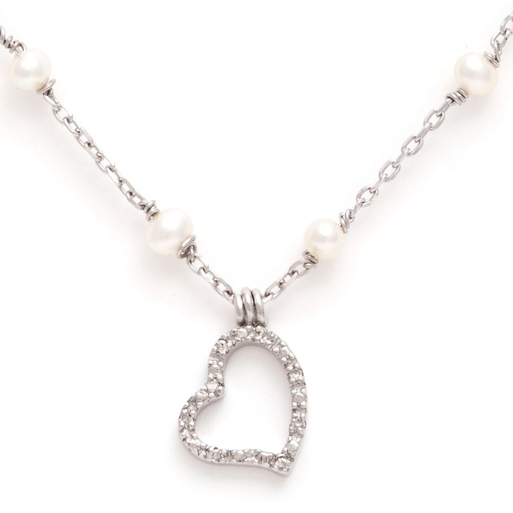 Pearl Heart Necklace